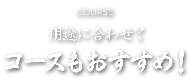 コースもおすすめ